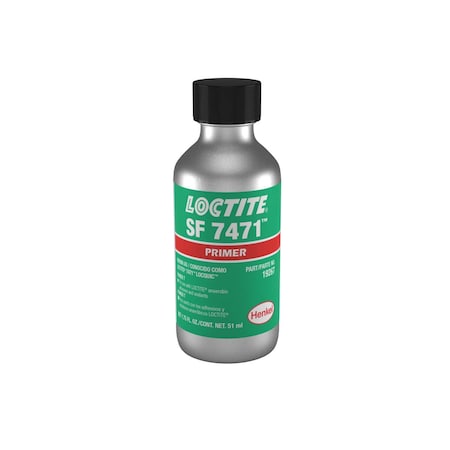 Henkel LOCTITE Primer: SF 7471, 4.5 oz, Aerosol Can, Green 135285